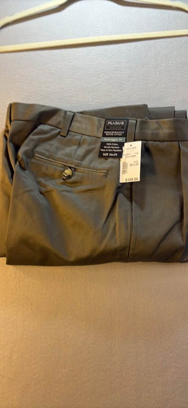 Jos. A. Bank Traveler Performance Cotton Pants 36x29